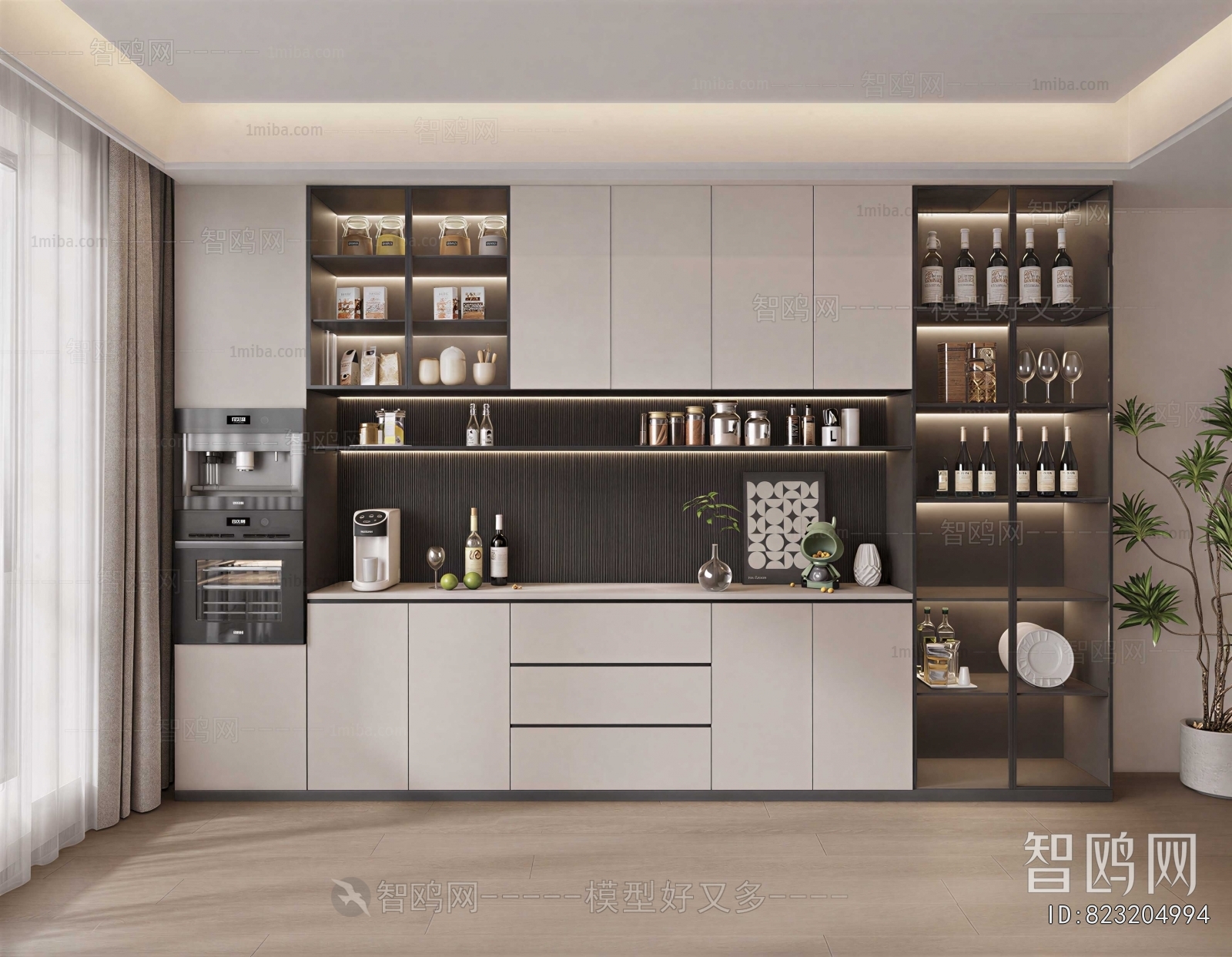 Modern Wine Cabinet