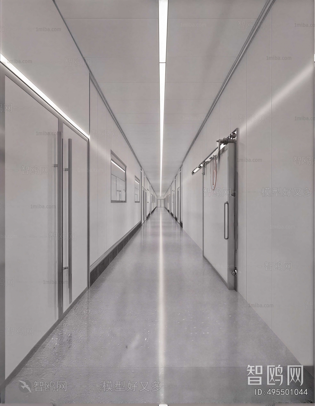 Modern Office Aisle