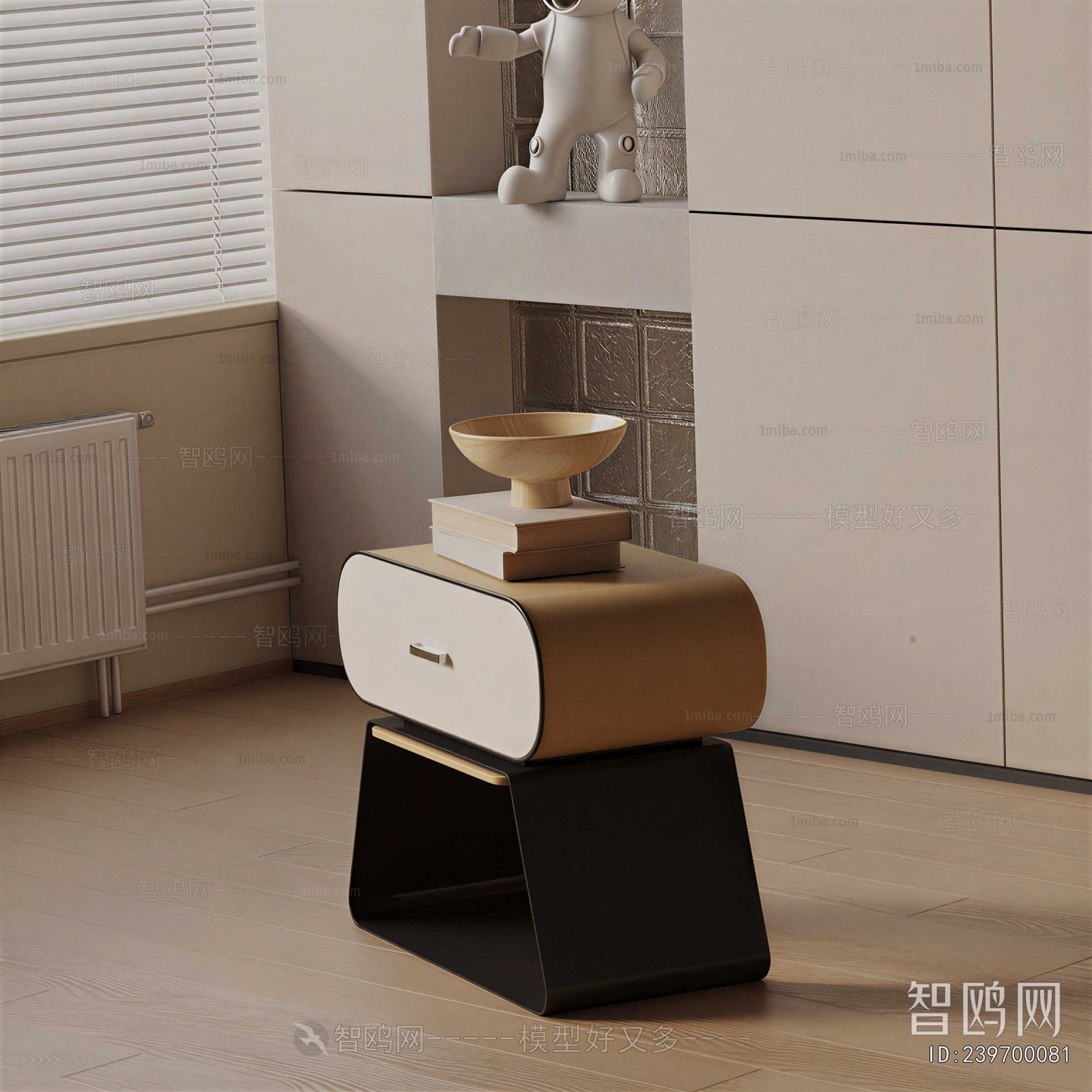 Modern Bedside Cupboard