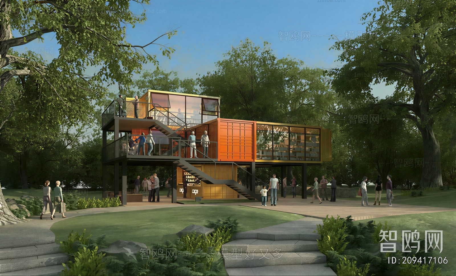 Modern Appearance Of Commercial Building