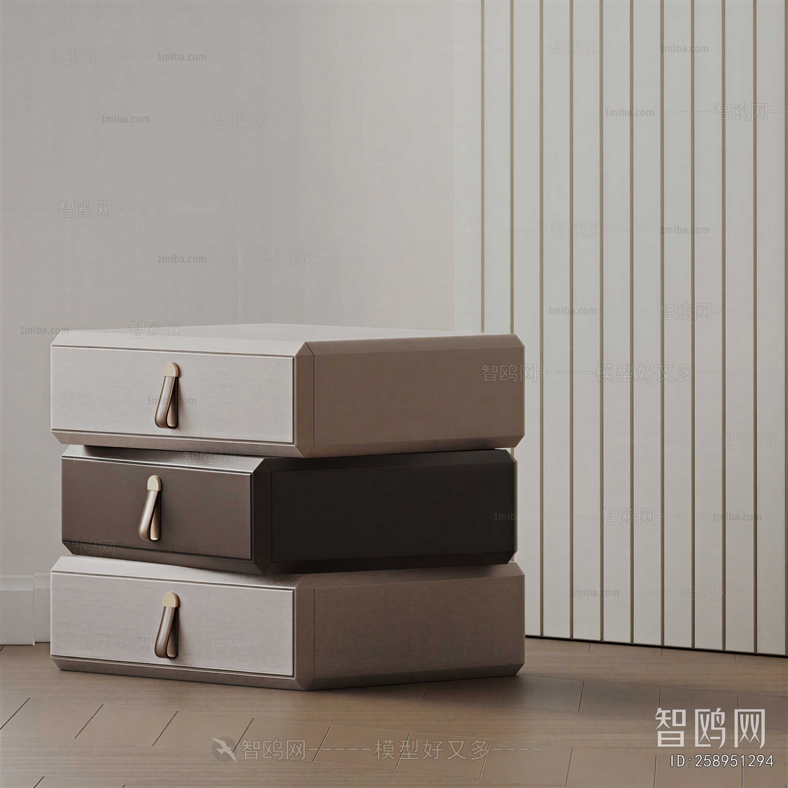 Modern Bedside Cupboard