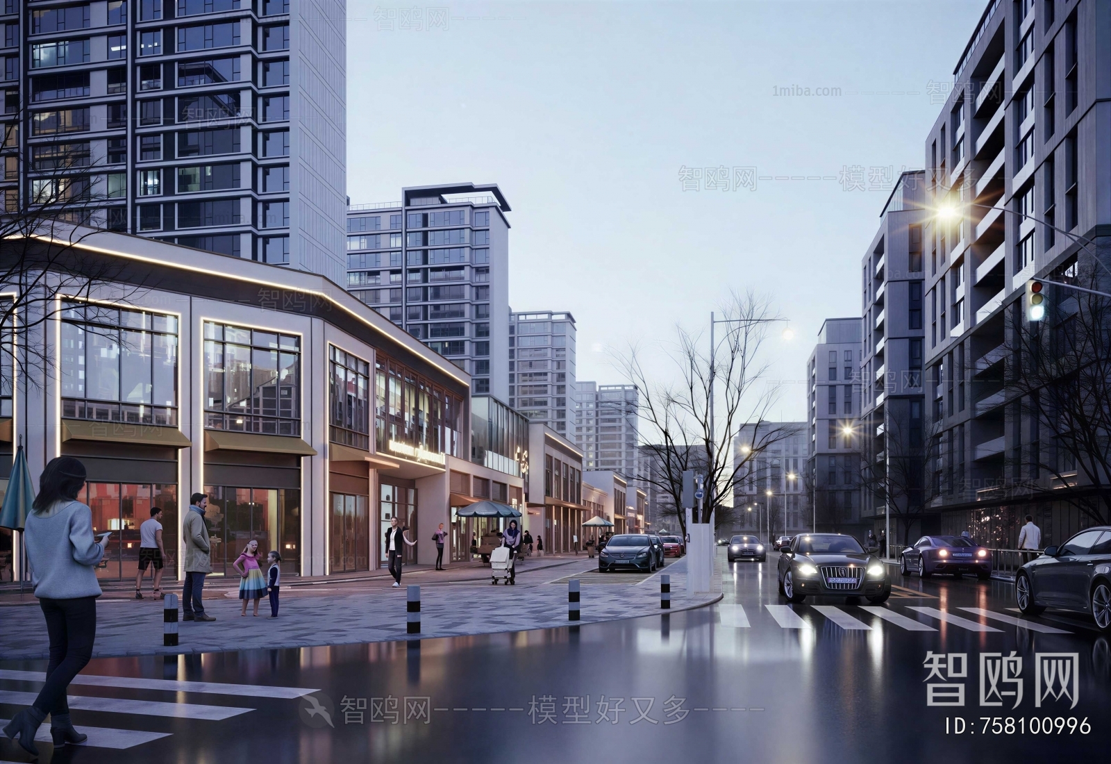 Modern Commercial Street