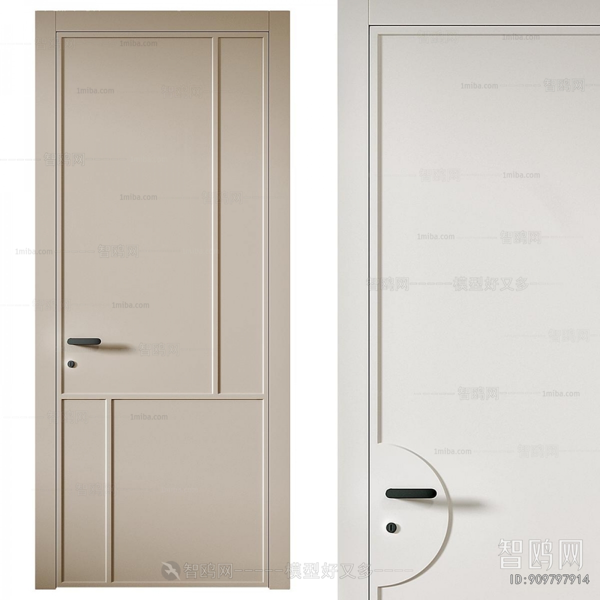 Modern Single Door