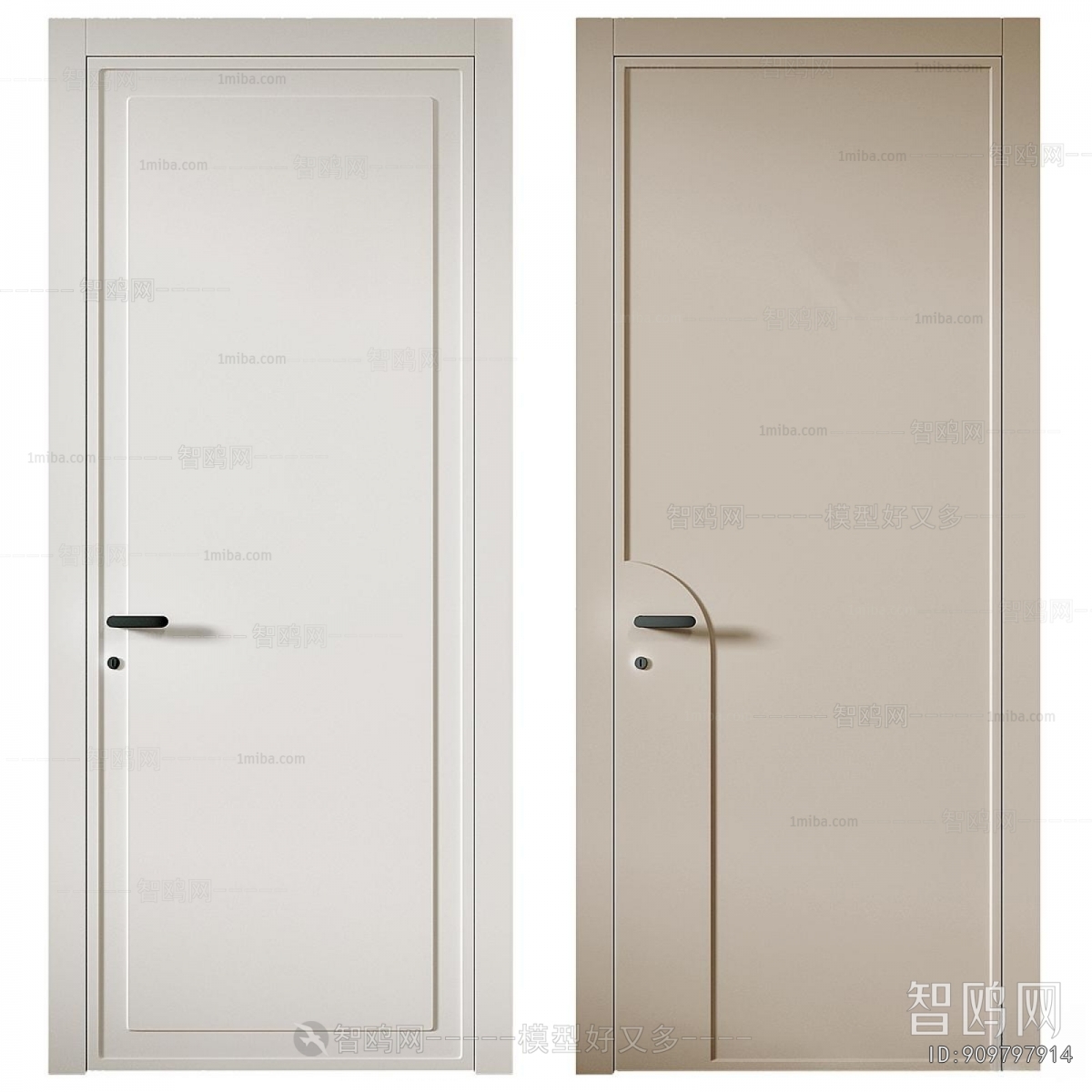 Modern Single Door