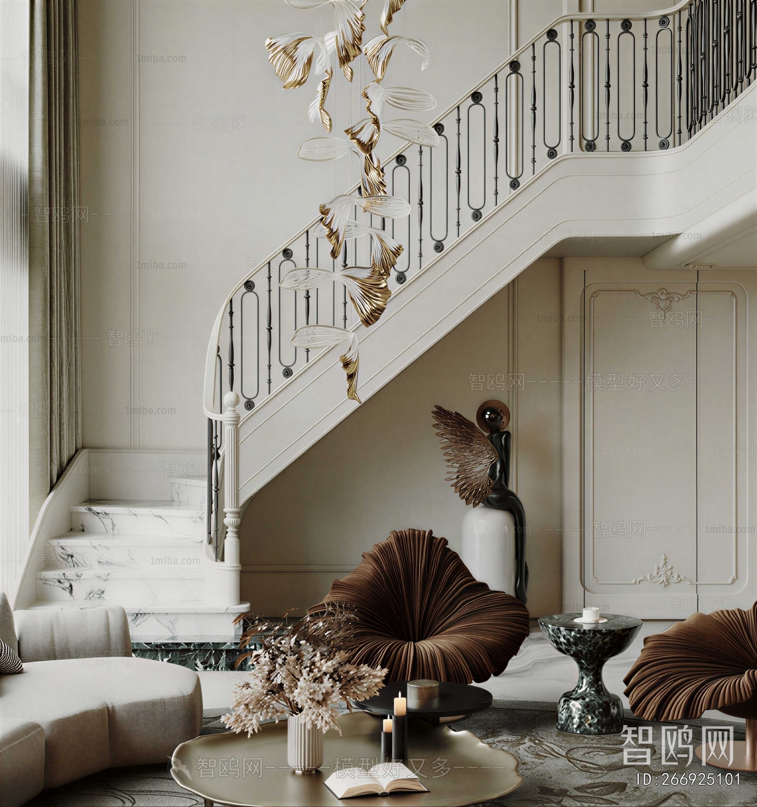 French Style Stairwell