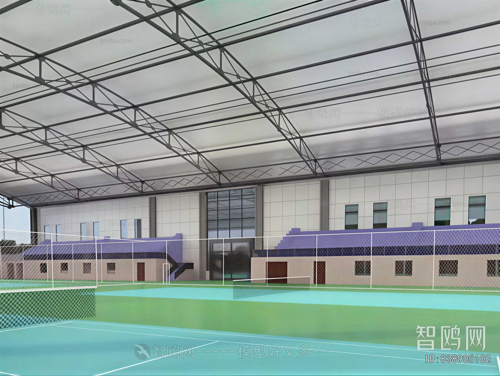 Modern Indoor Stadium