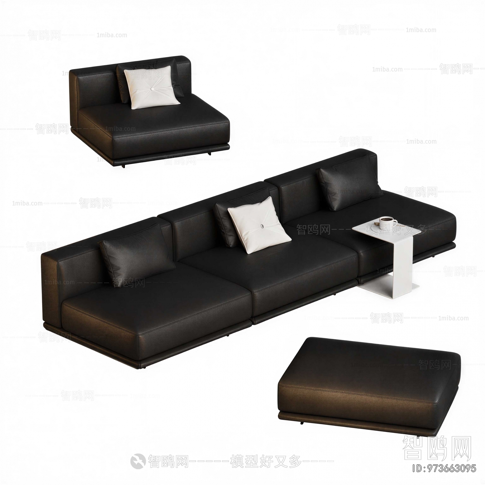 Modern Three-seat Sofa