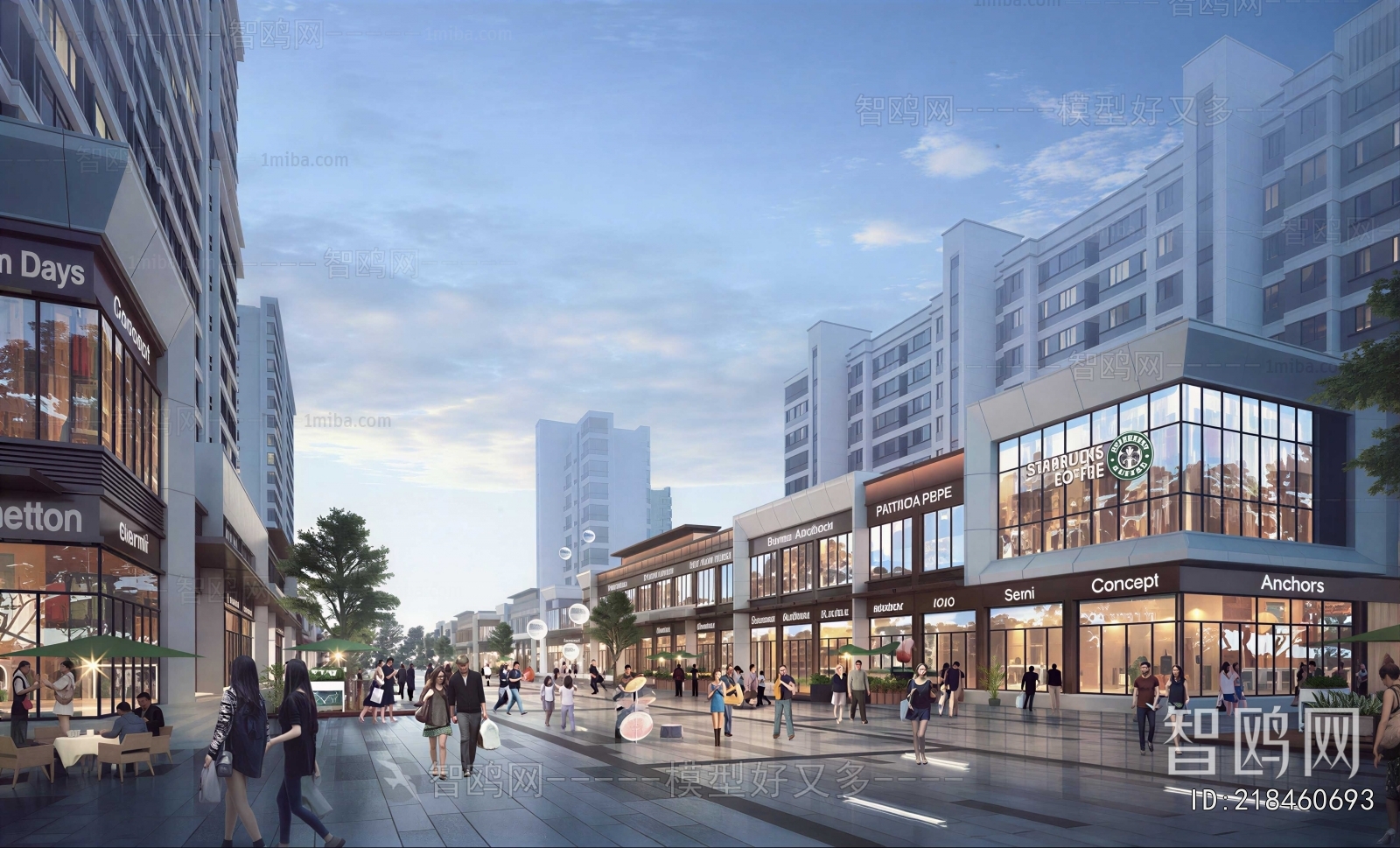 Modern Commercial Street