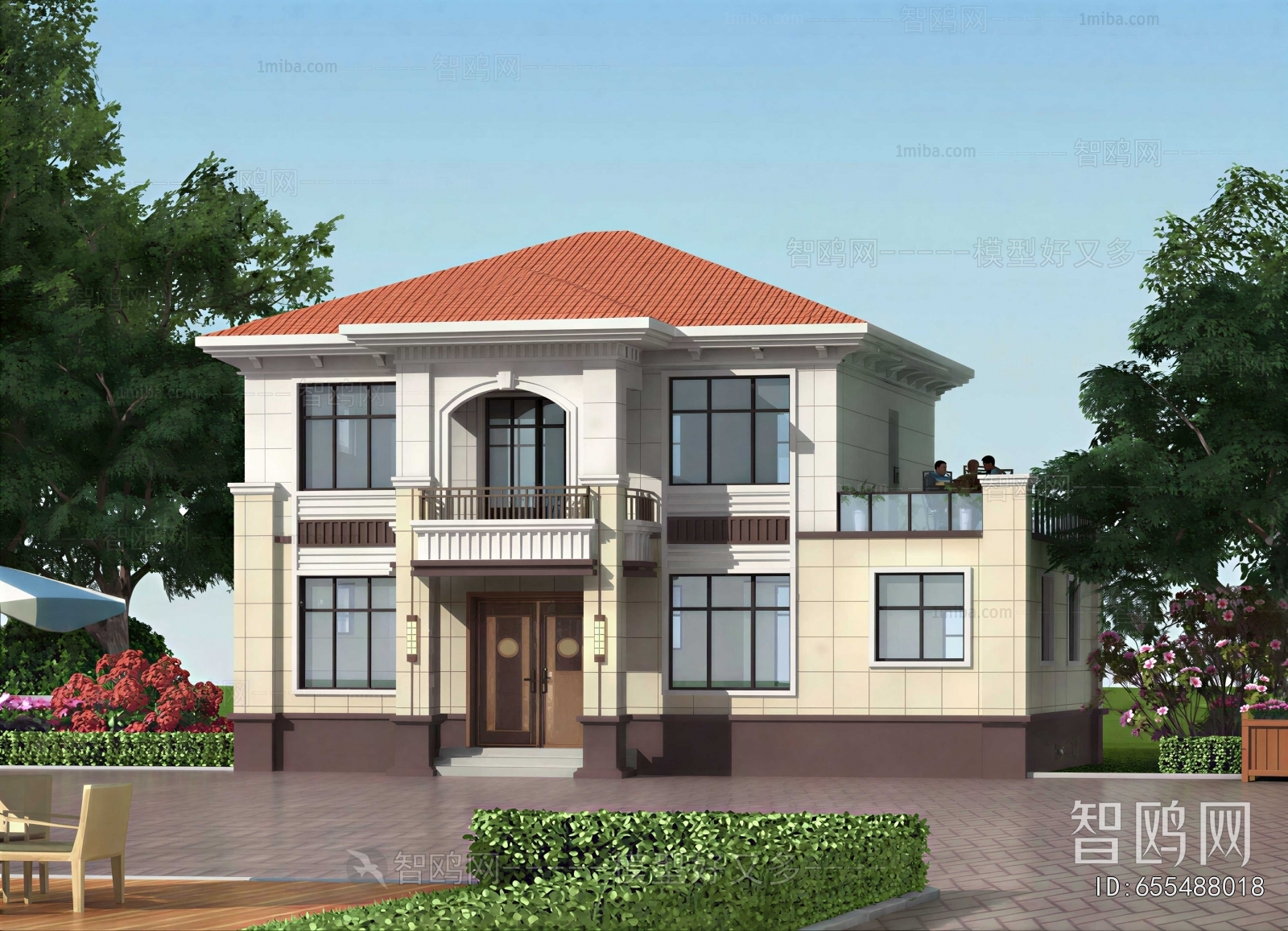 Simple European Style Detached Villa