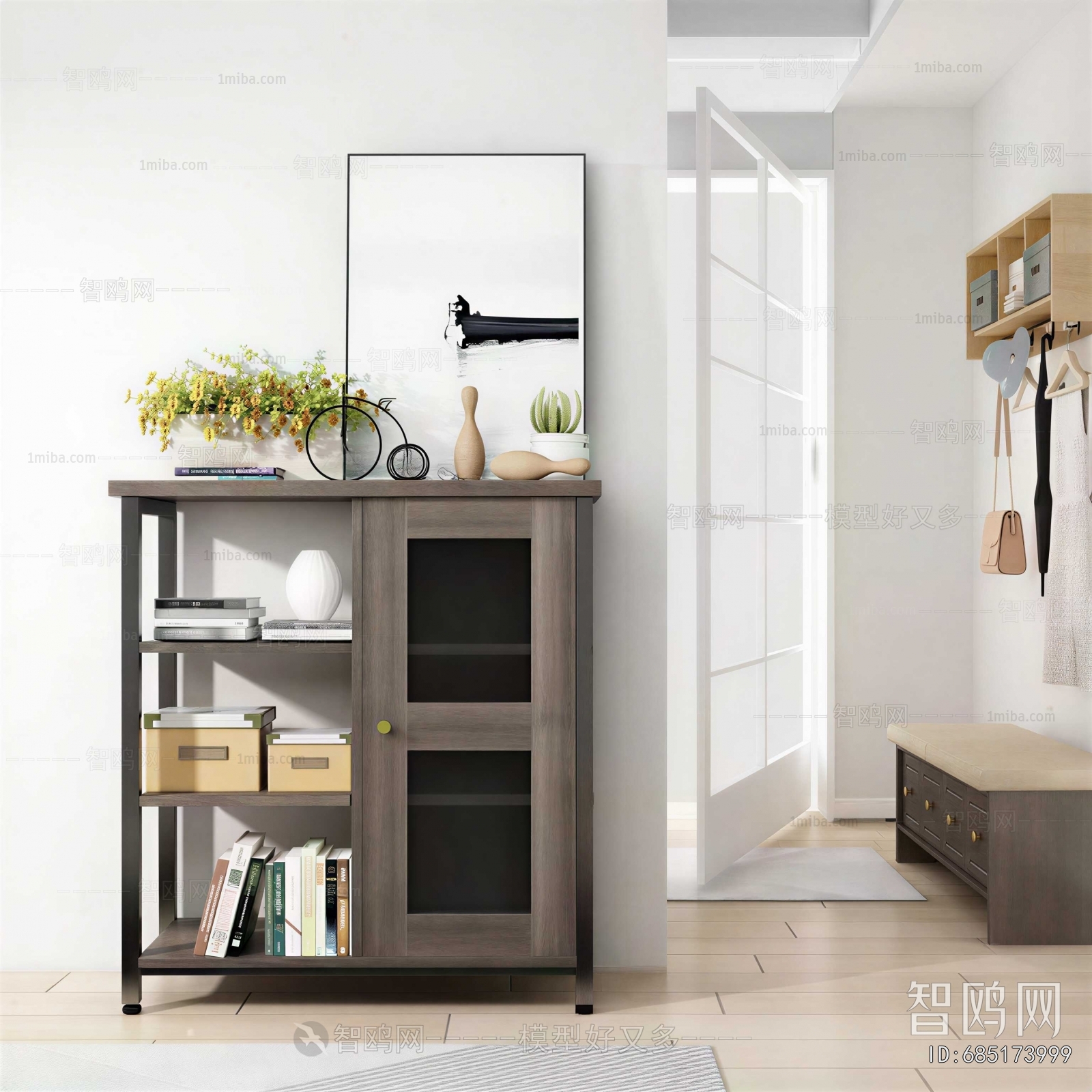 Nordic Style Bookcase