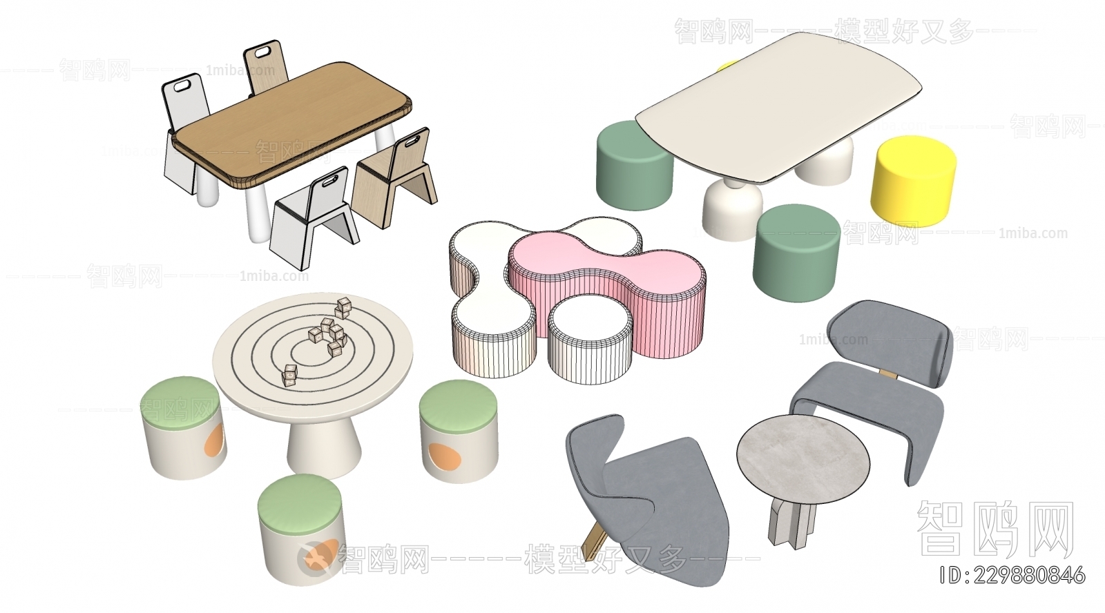 Modern Children's Table/chair