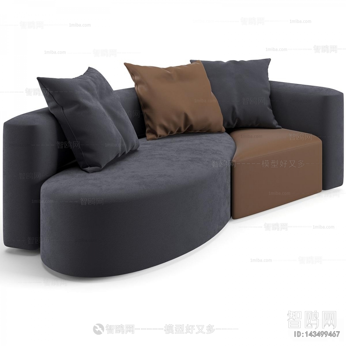 Modern Three-seat Sofa