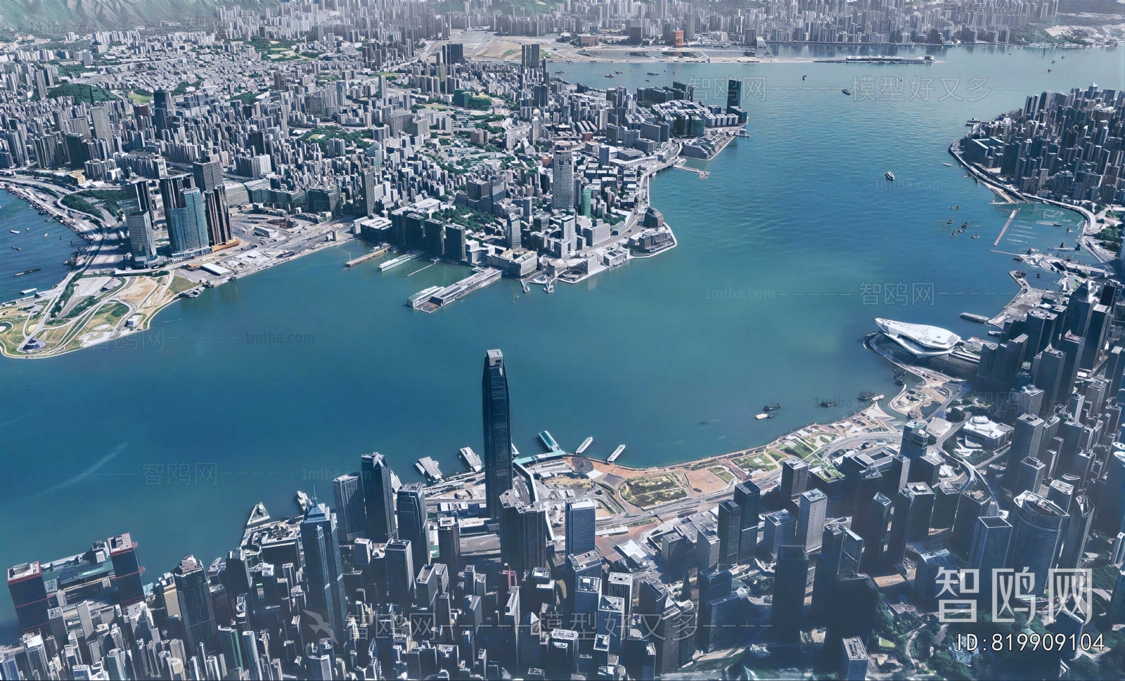 Modern Architectural Bird's-eye View Planning