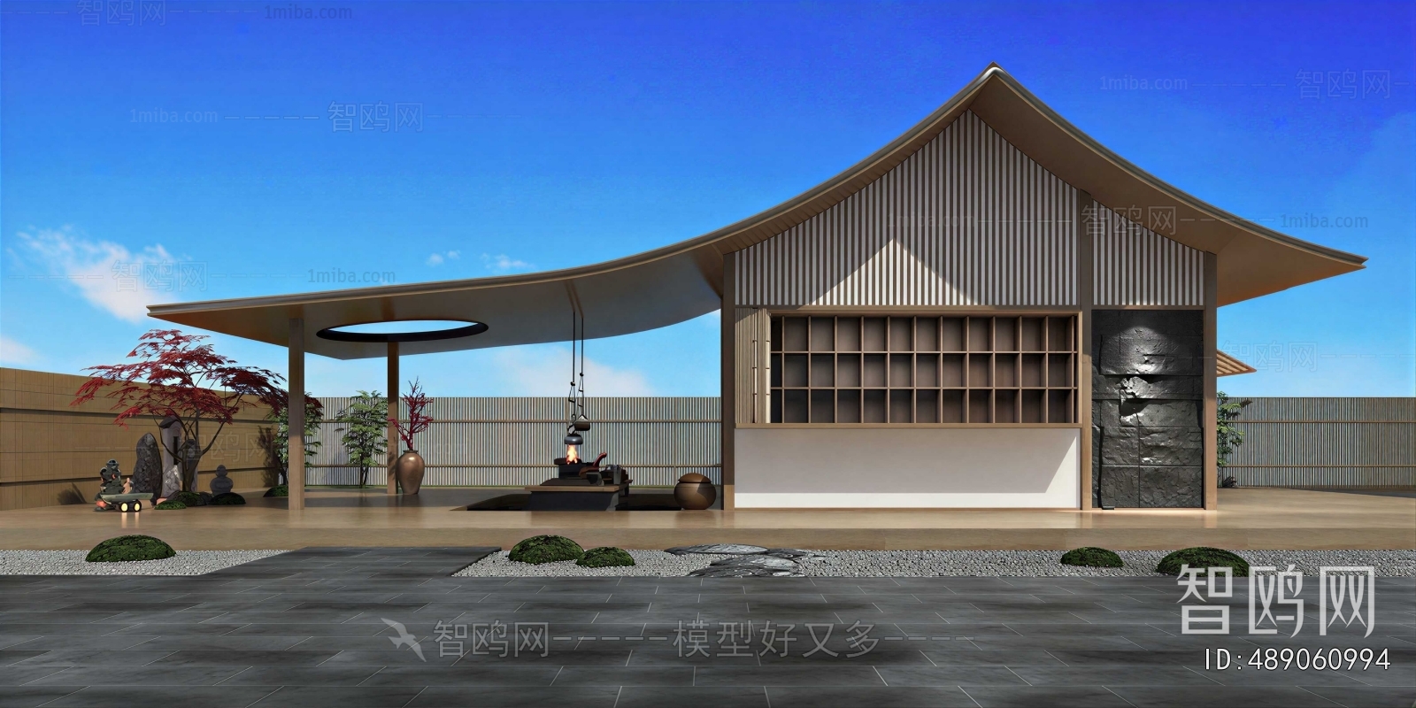 New Chinese Style Courtyard/landscape