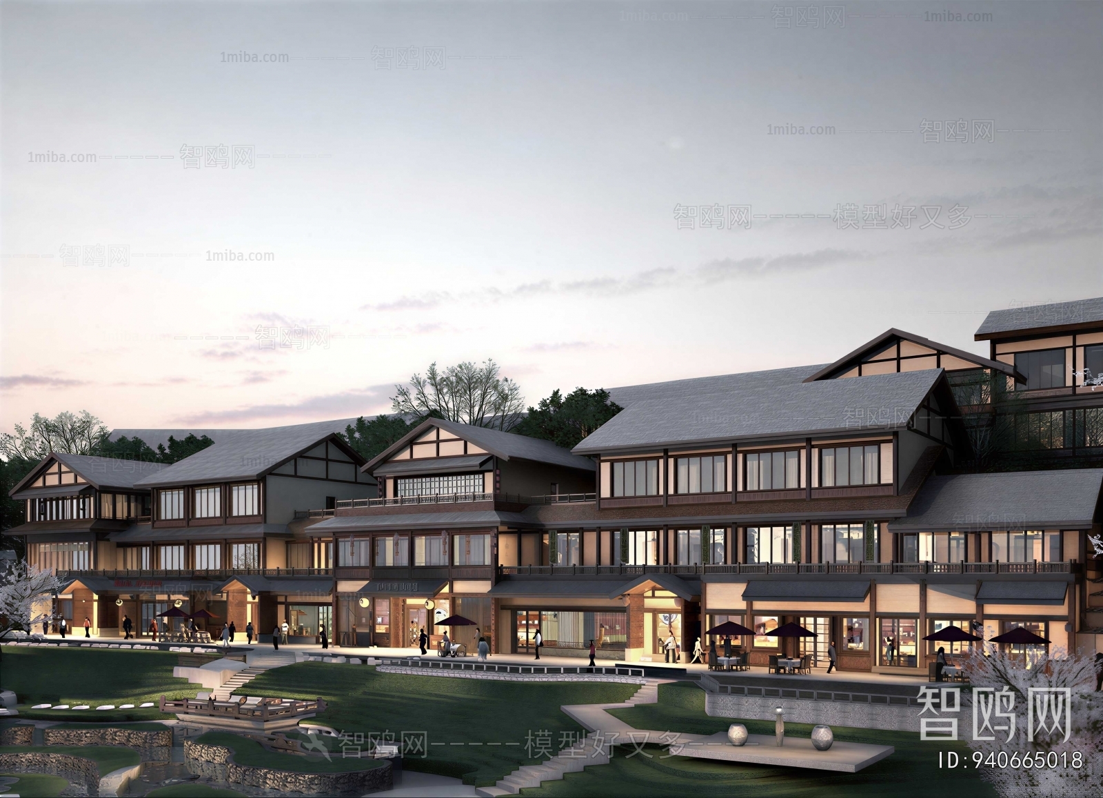 New Chinese Style Commercial Street