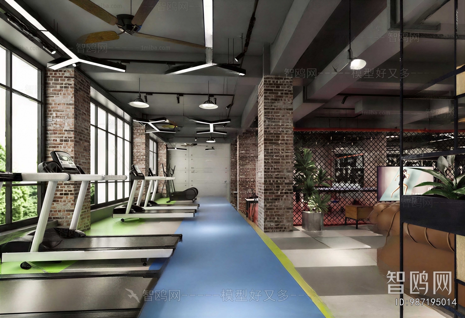 Industrial Style Gym