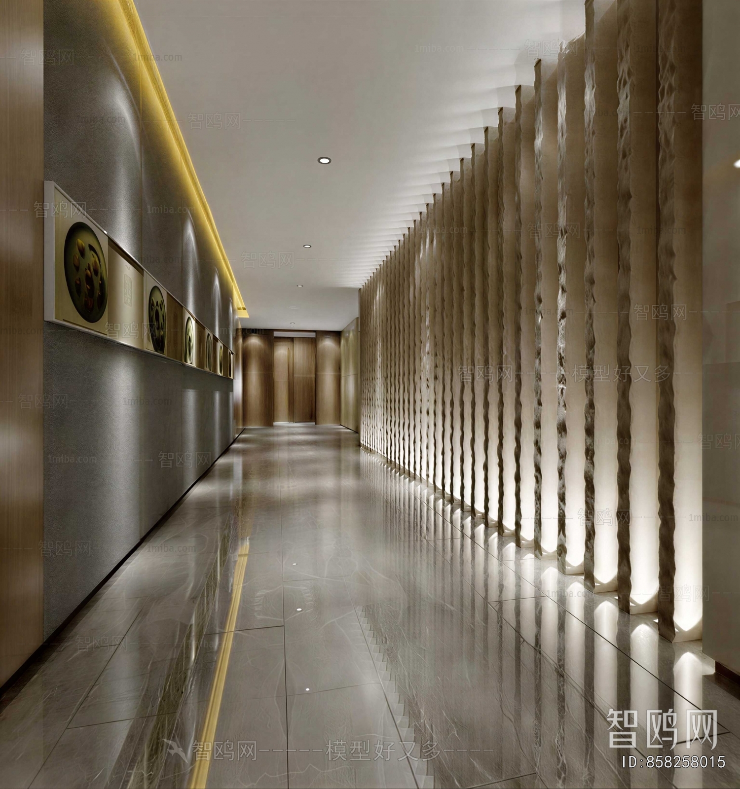 Modern Office Aisle