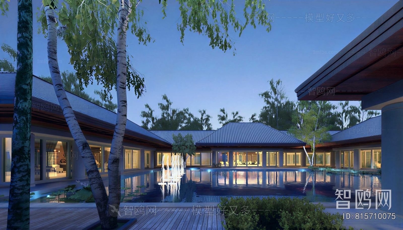 Modern Courtyard/landscape
