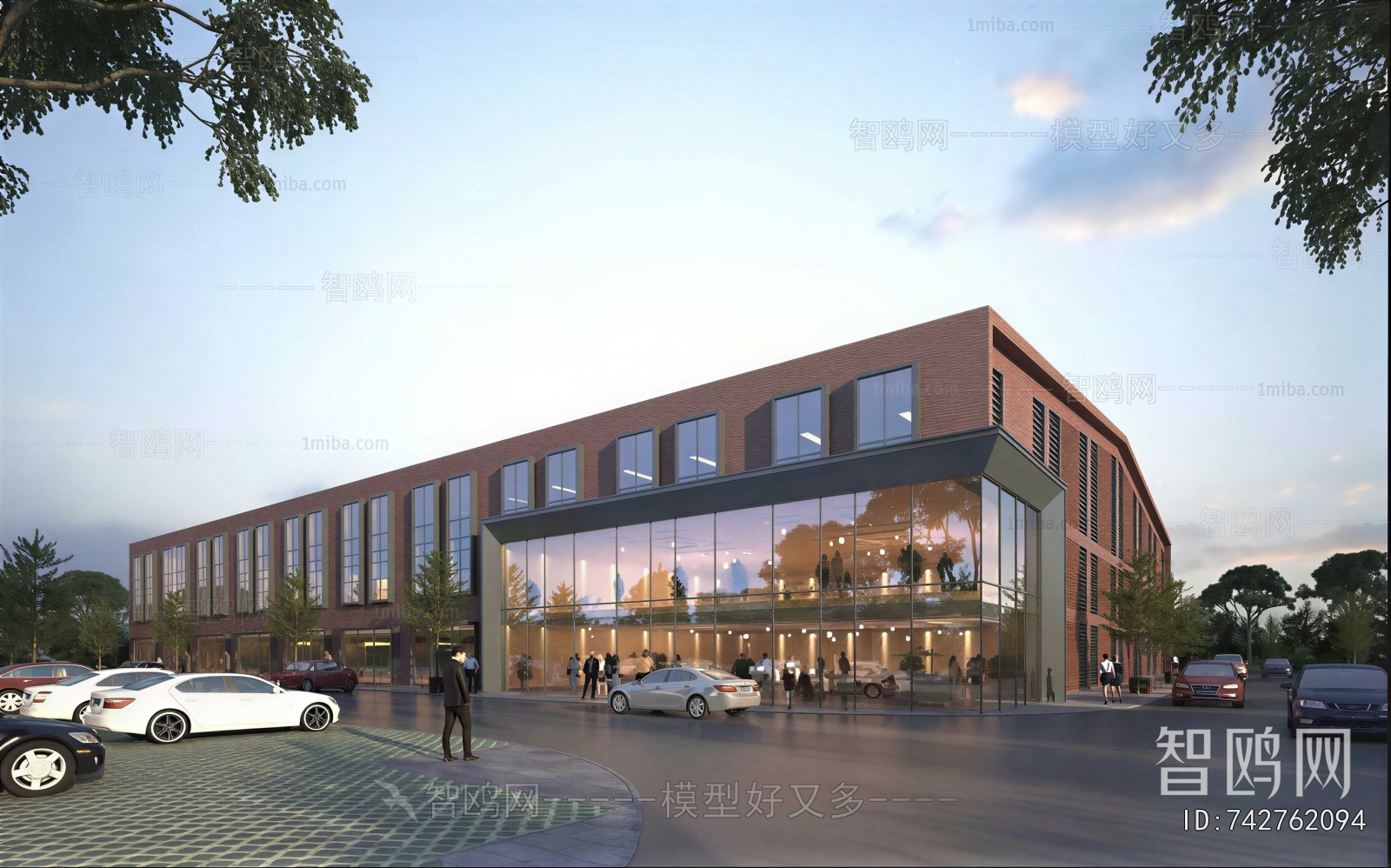 Modern Appearance Of Commercial Building