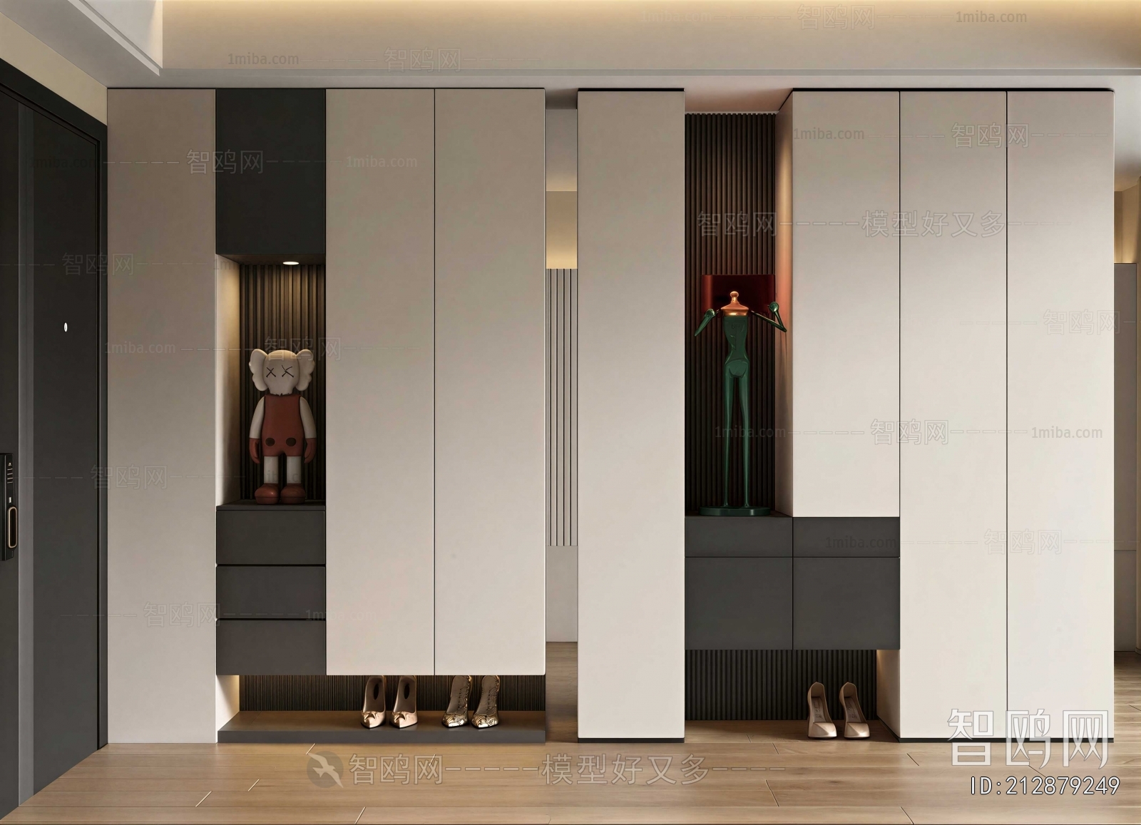 Modern Shoe Cabinet