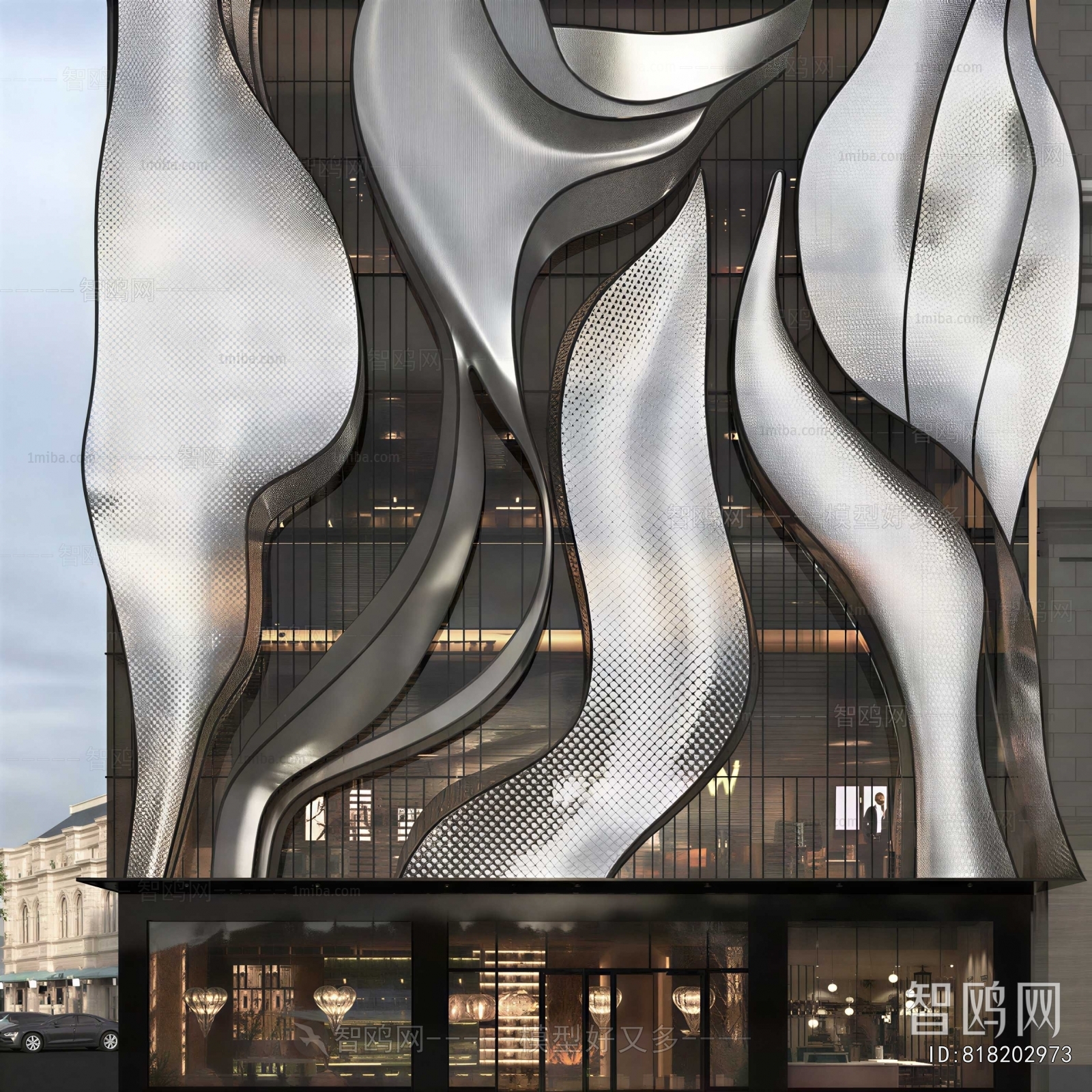 Modern Appearance Of Commercial Building