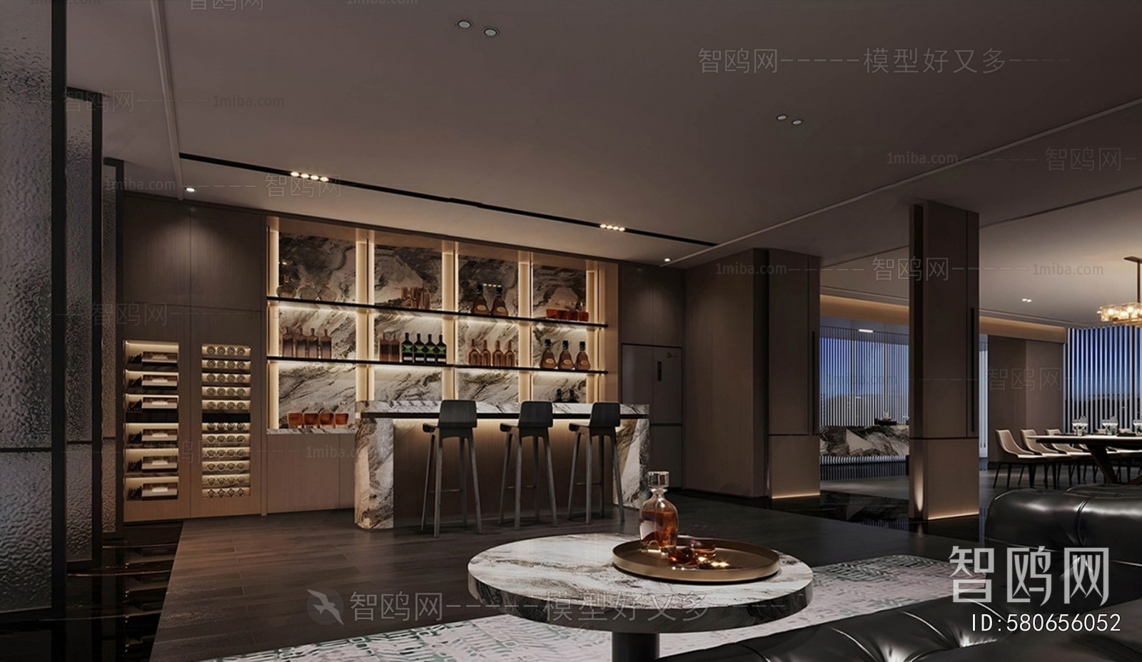 Modern Wine Cellar/Wine Tasting Room
