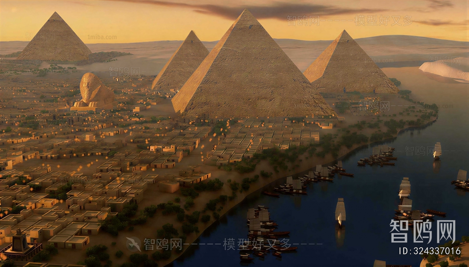 Modern Architectural Bird's-eye View Planning