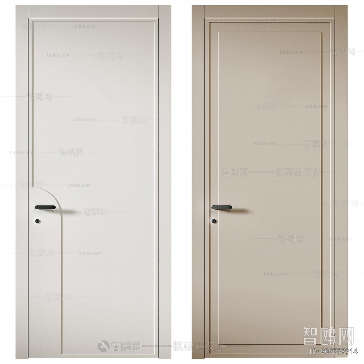 Modern Single Door