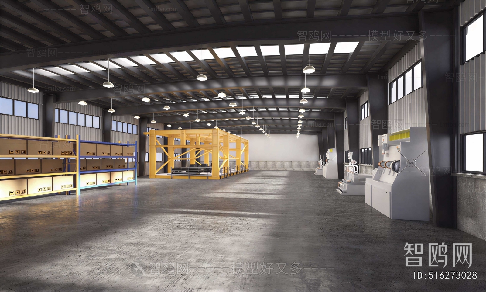 Modern Factory Floor/warehouse