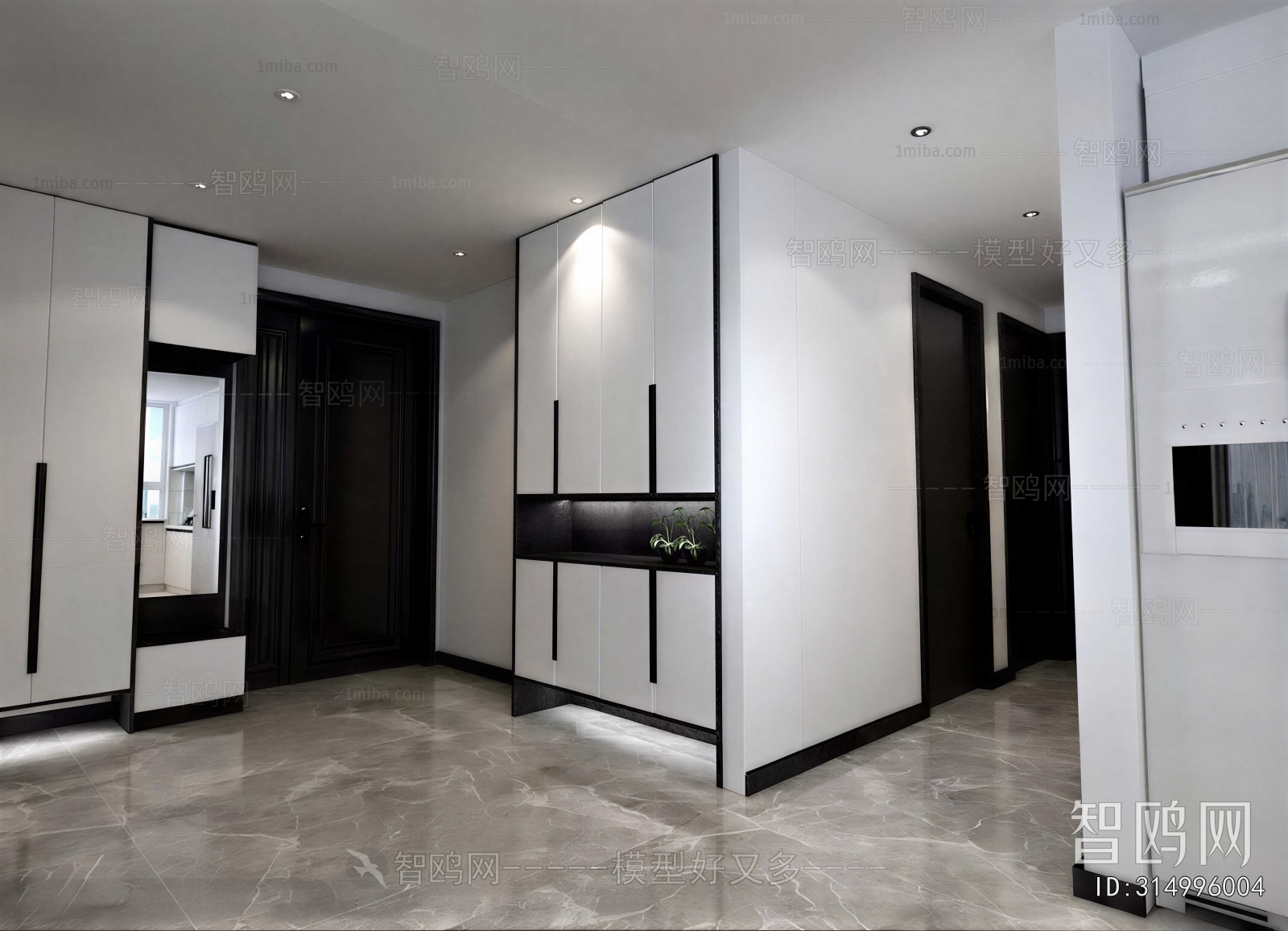 Modern Hallway