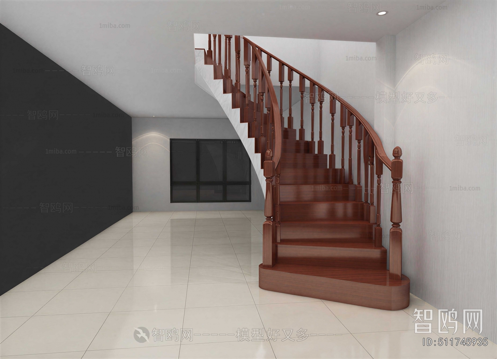 Simple European Style Stair Balustrade/elevator