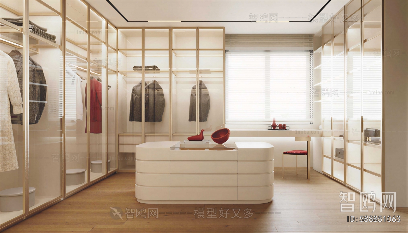 Modern Clothes Storage Area