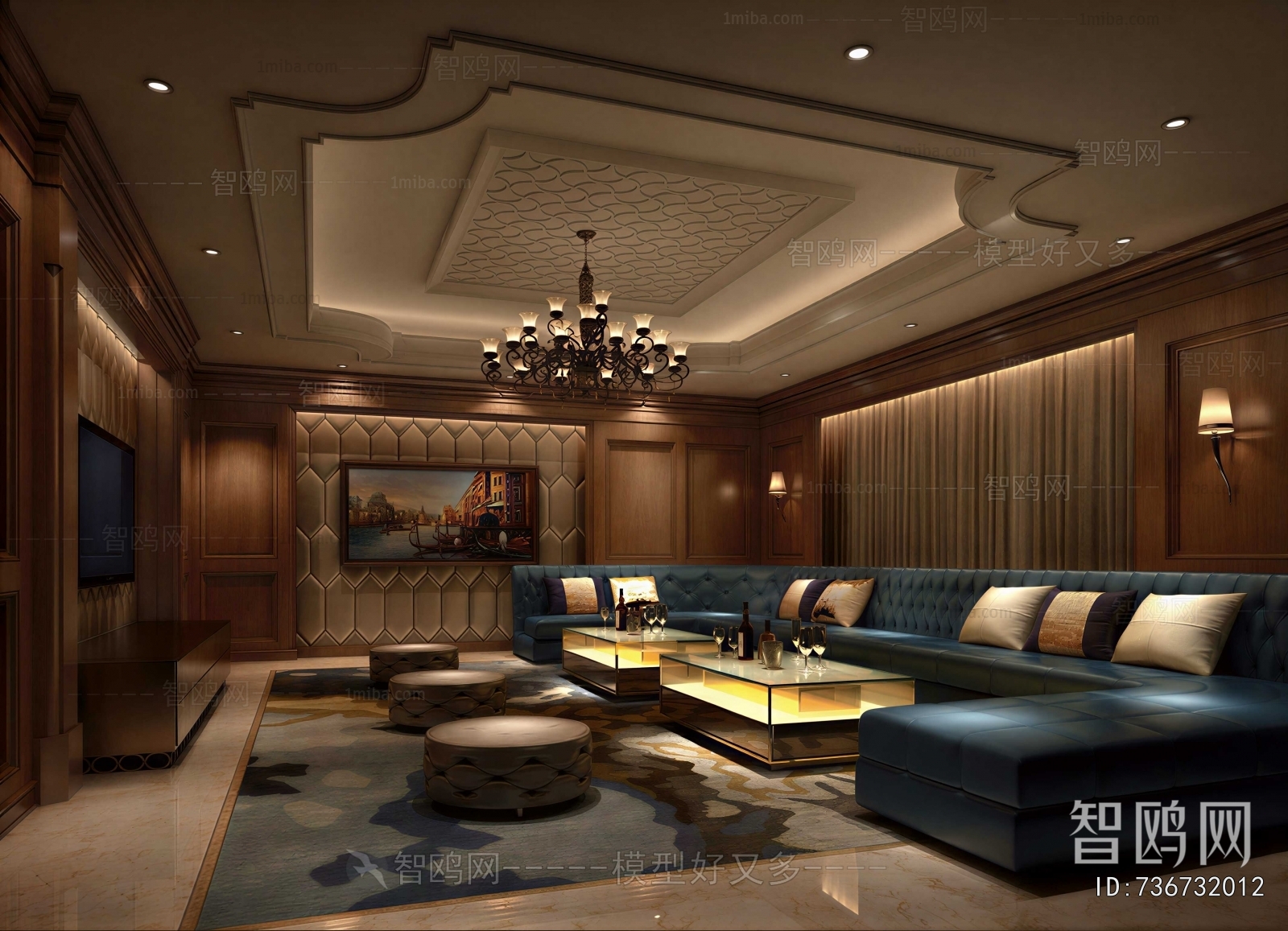 Simple European Style KTV Box