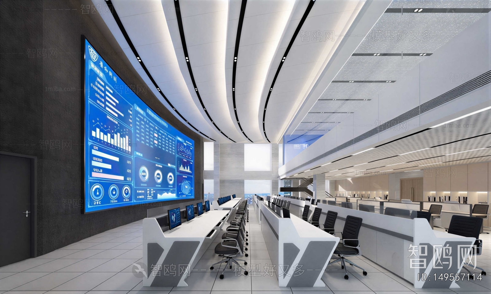 Modern Monitor Room