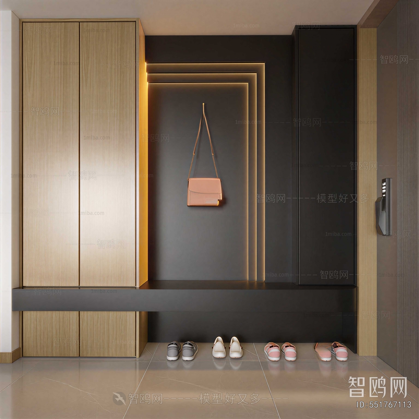 Modern Shoe Cabinet