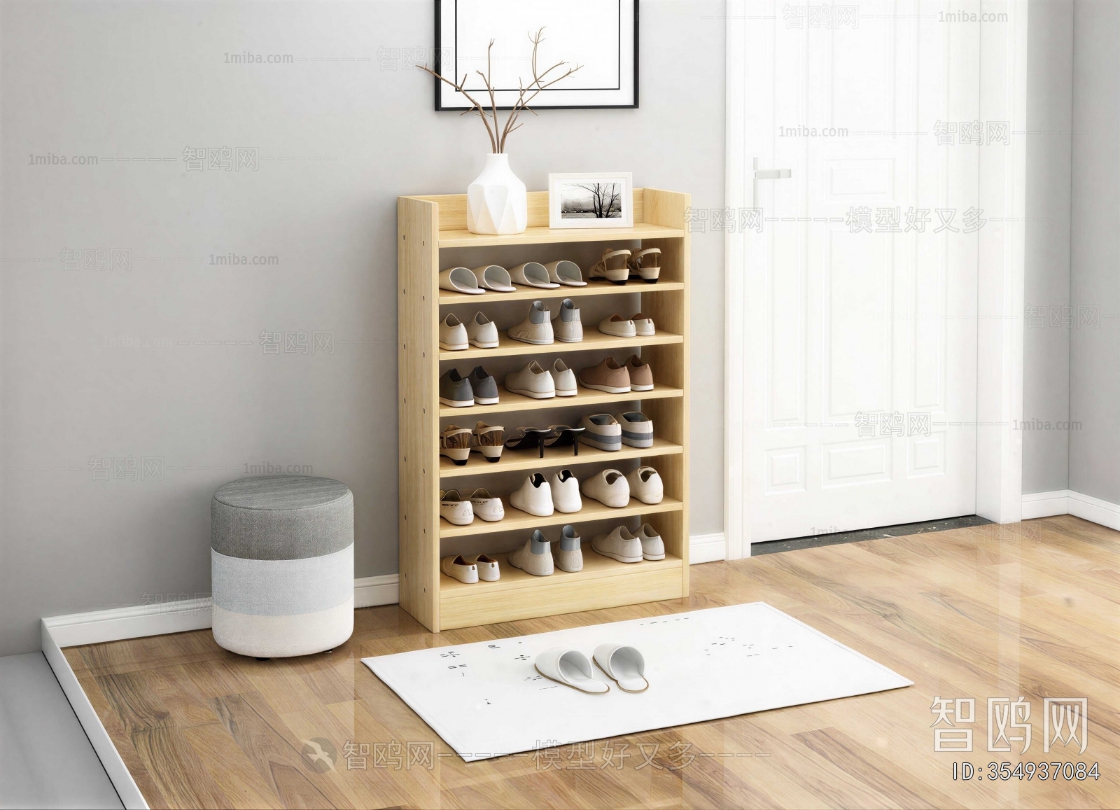Modern Shoe Cabinet
