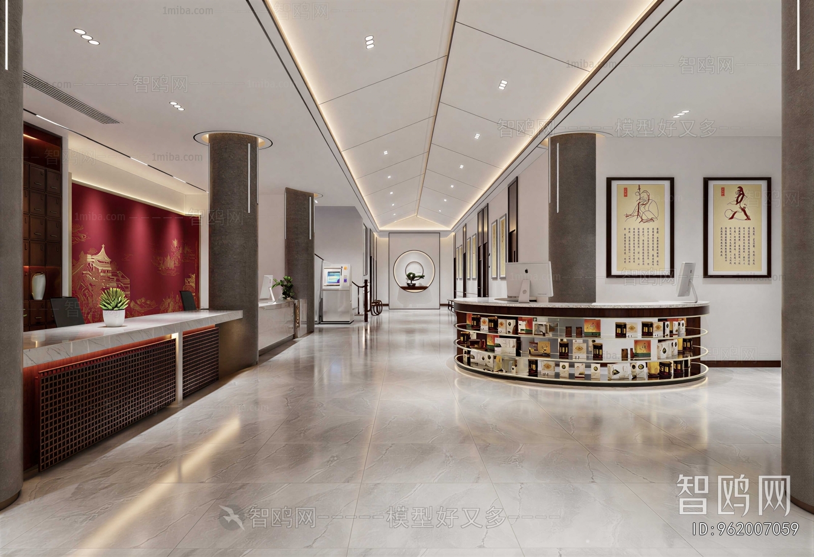 New Chinese Style Lobby Hall