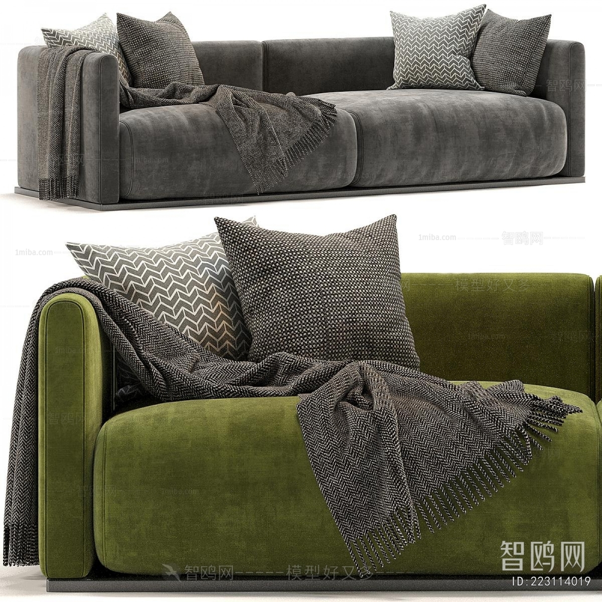 Modern Three-seat Sofa