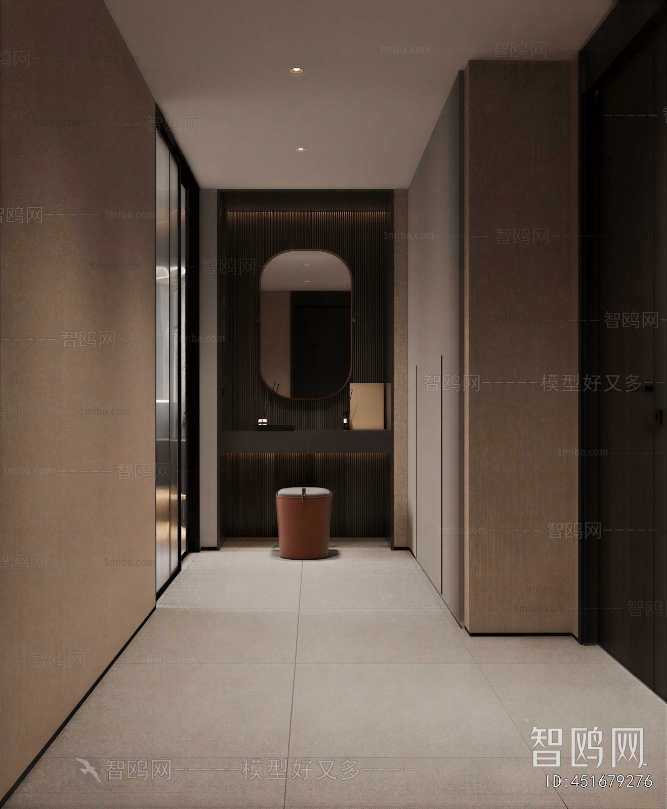 Modern Clothes Storage Area