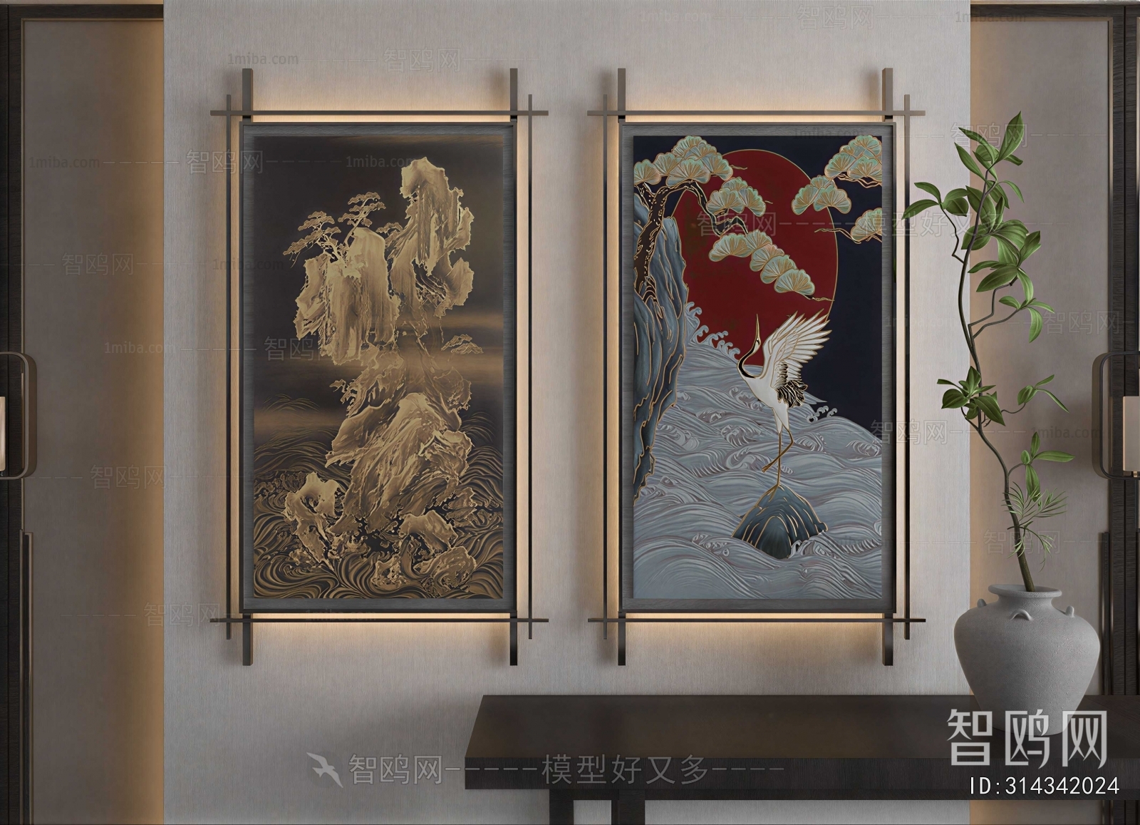 New Chinese Style Painting