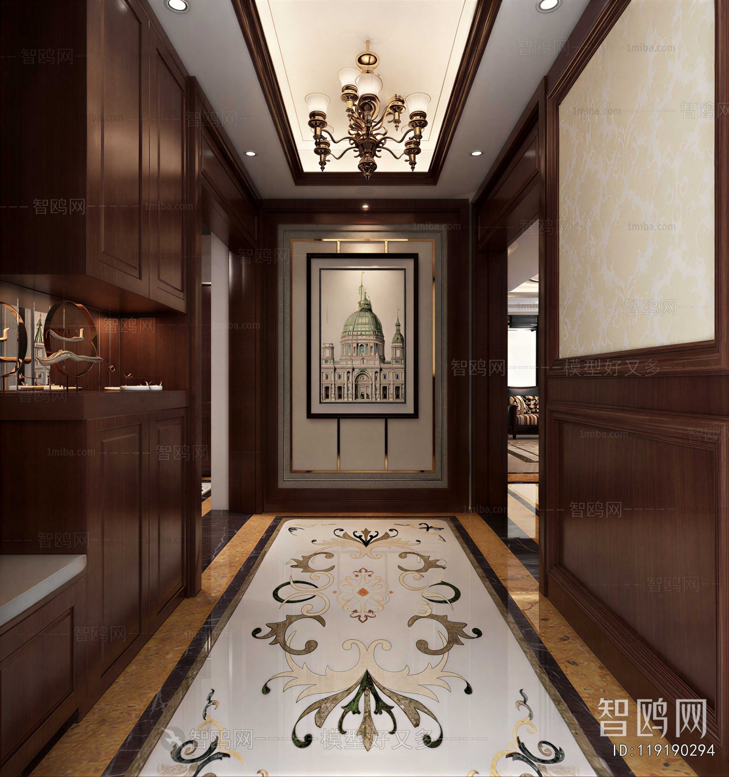 European Style Hallway