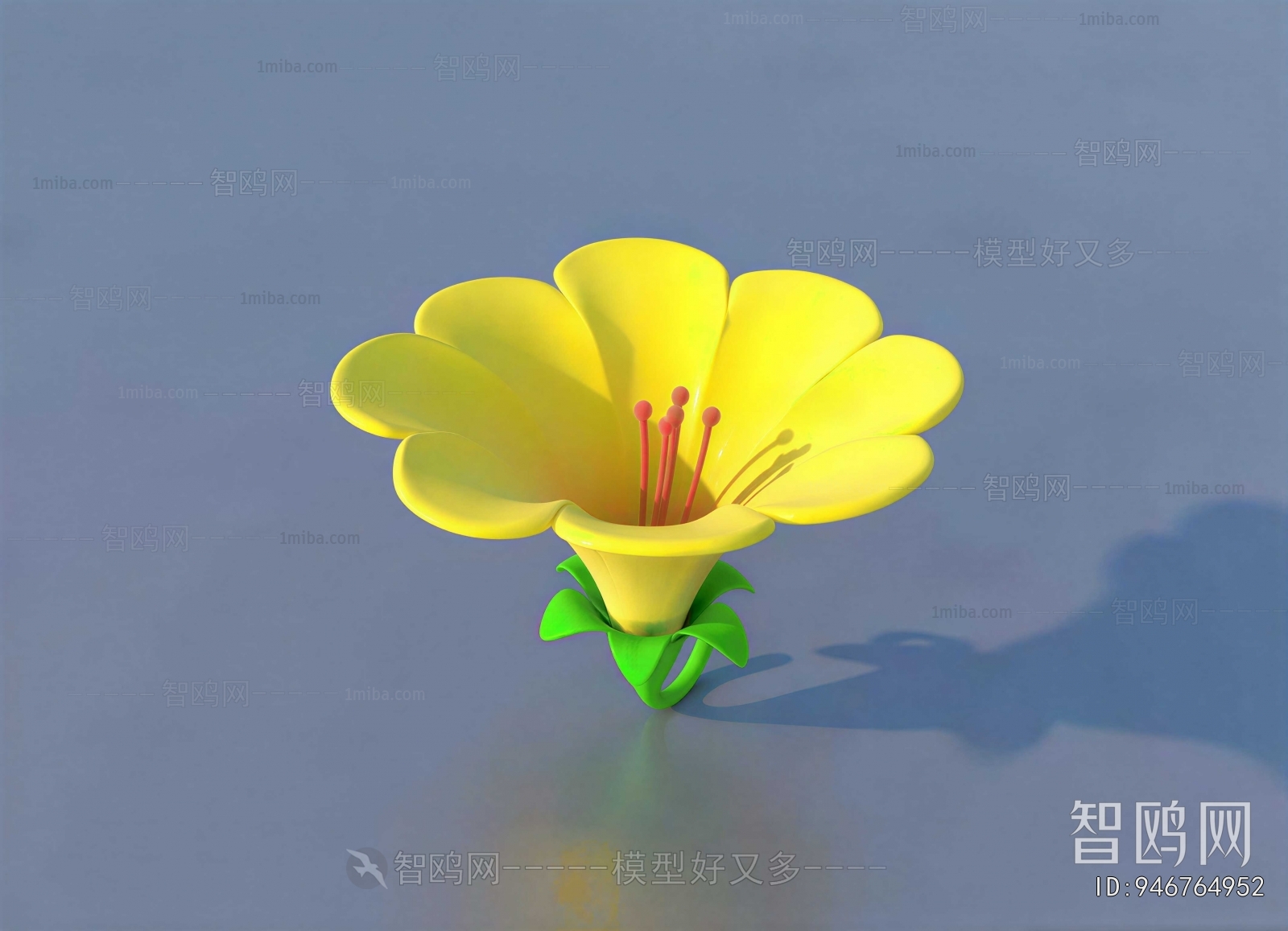 Modern Flowers And Grass