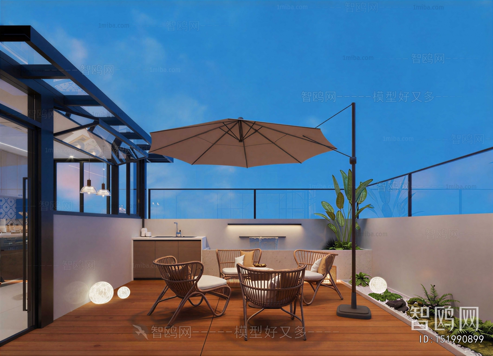Modern Terrace