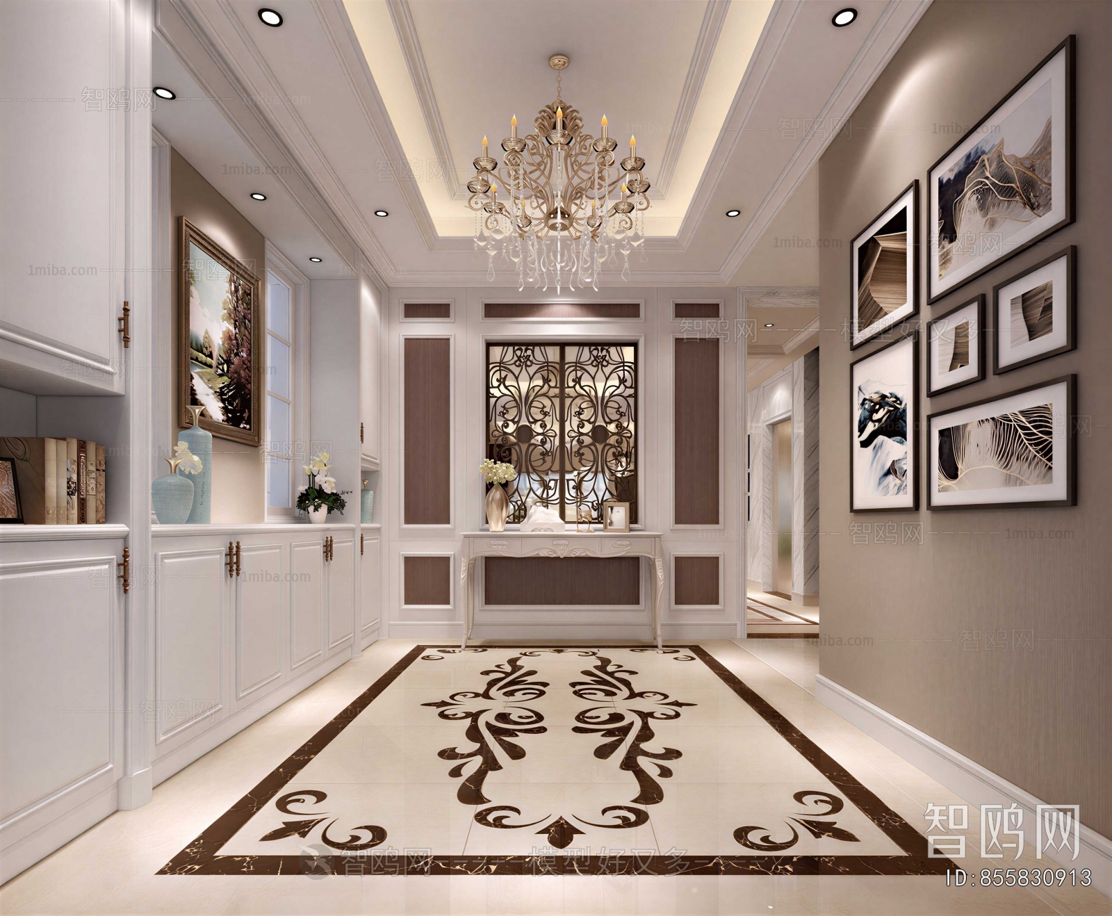 European Style Hallway