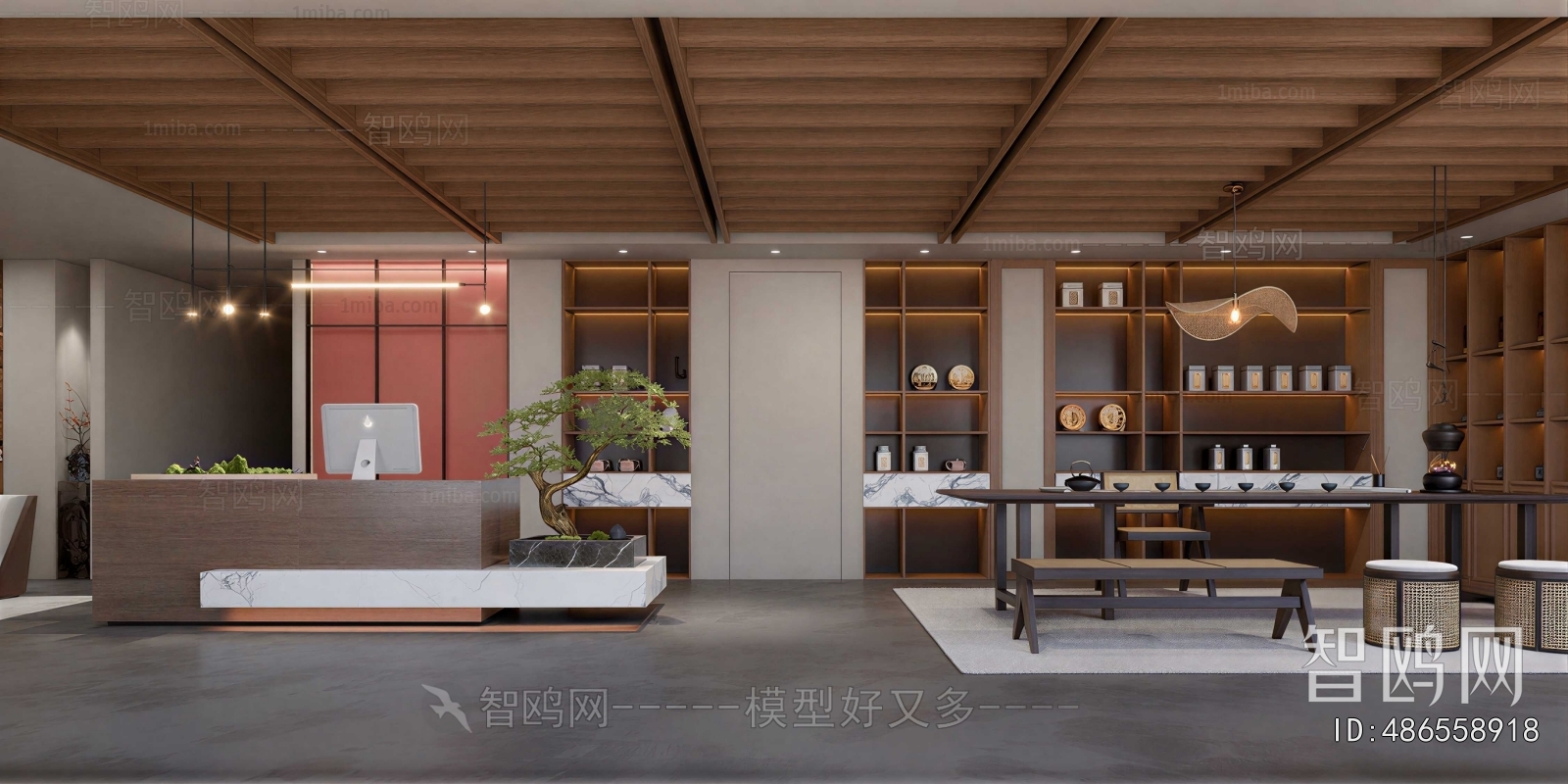 New Chinese Style Teahouse Tea House