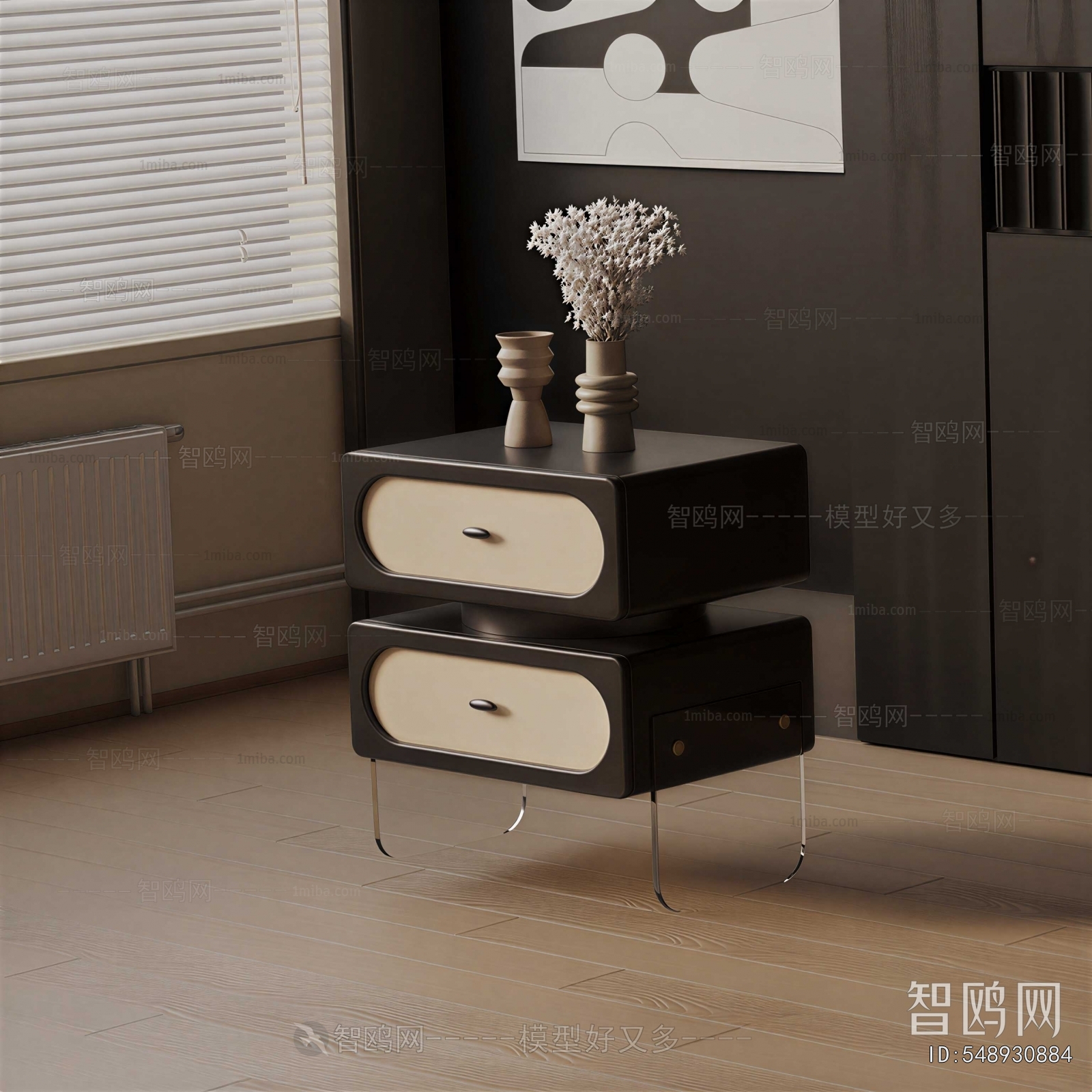 Modern Bedside Cupboard