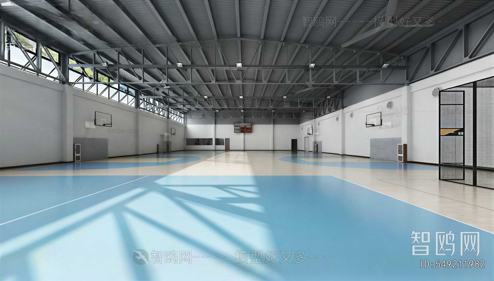 Modern Basketball Arena
