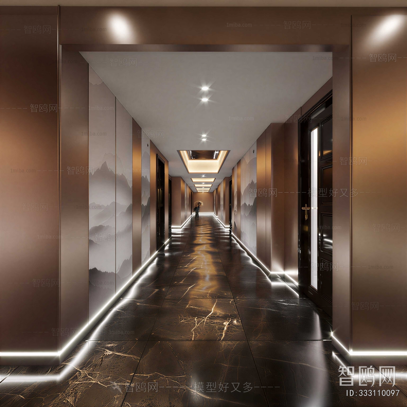 New Chinese Style Corridor