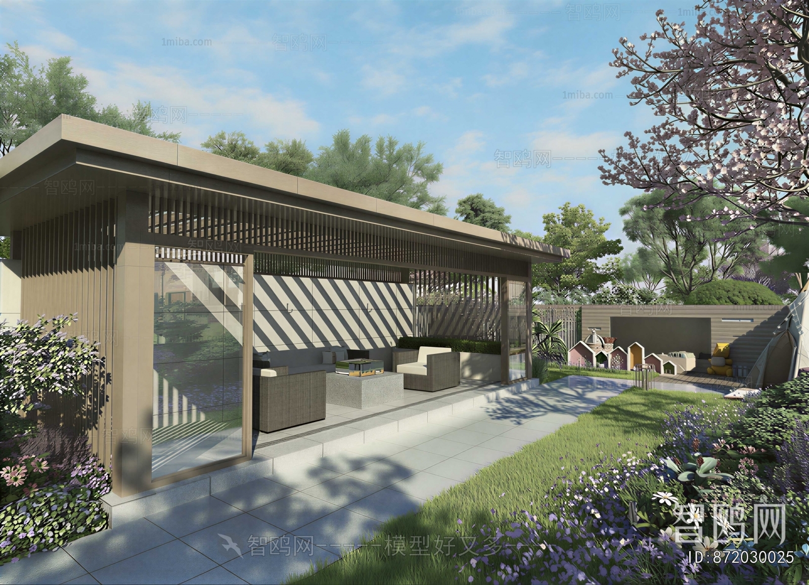 Modern Courtyard/landscape