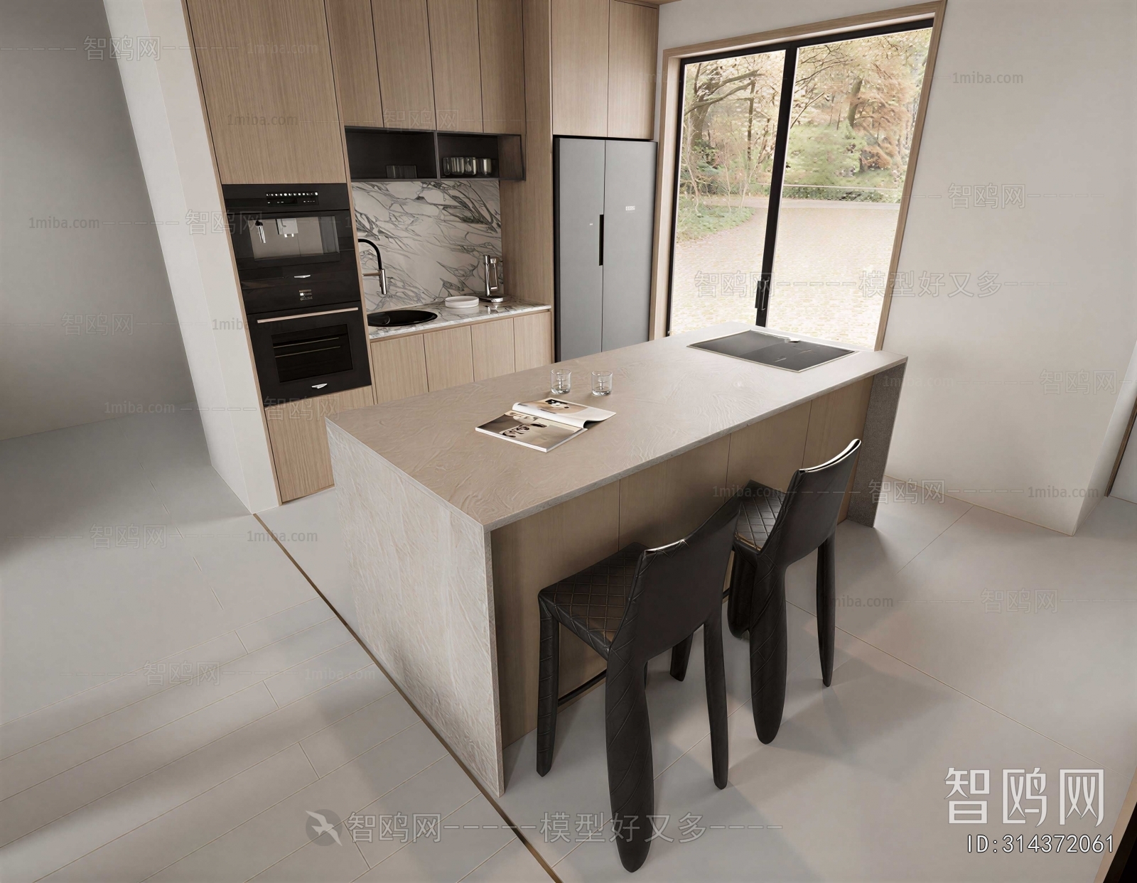 Modern Open Kitchen